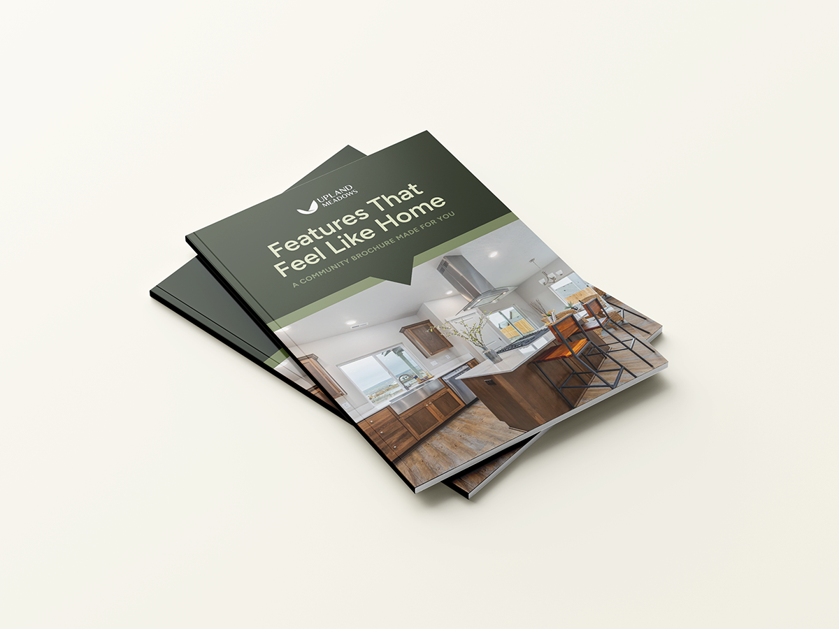 Upland Meadows - Brochure Cover - Mock Up